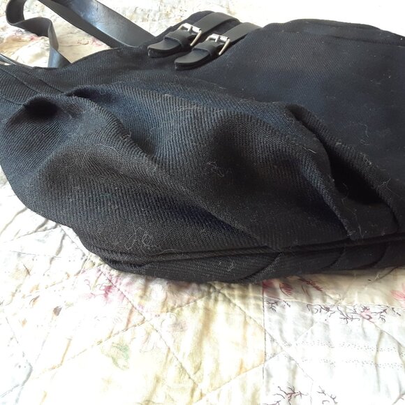 Pringle of Scotland Wool & Leather Shoulder Bag - Picture 10 of 14